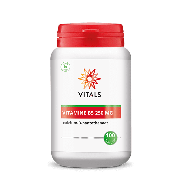 Vitamine B5 250 mg 100 capsules
