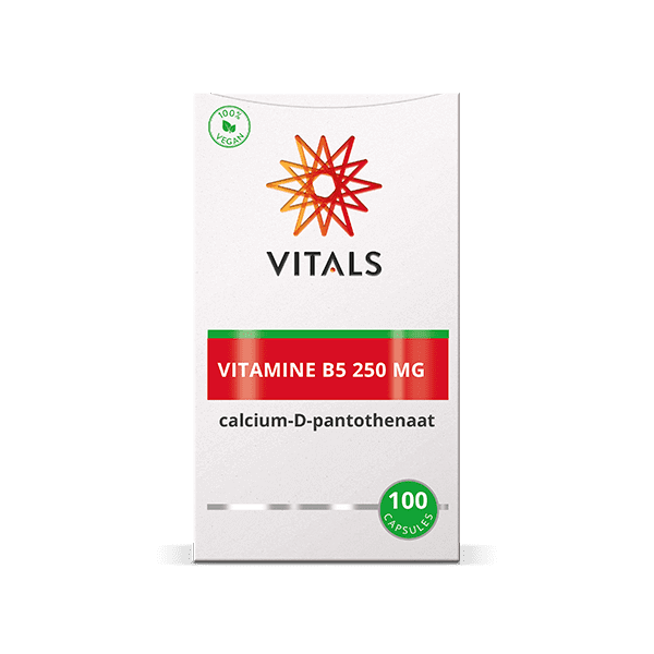 Vitamine B5 250 mg 100 capsules