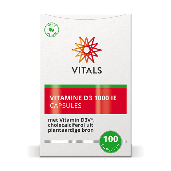 Vitamine D3 1000 ie Capsules 100 capsules