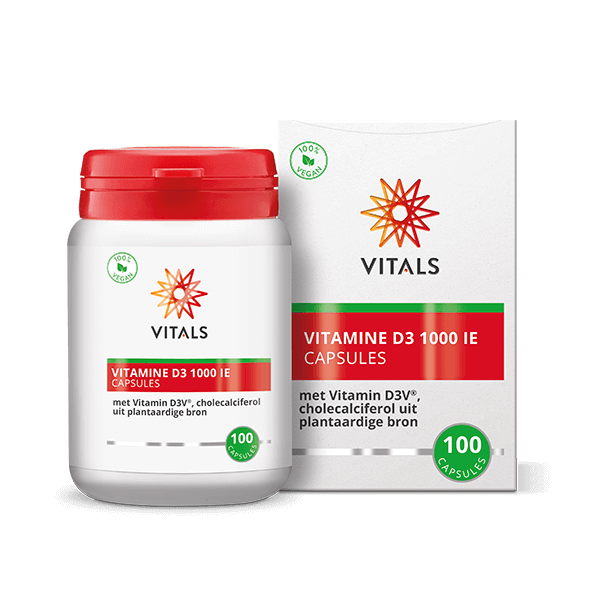 Vitamine D3 1000 ie Capsules 100 capsules
