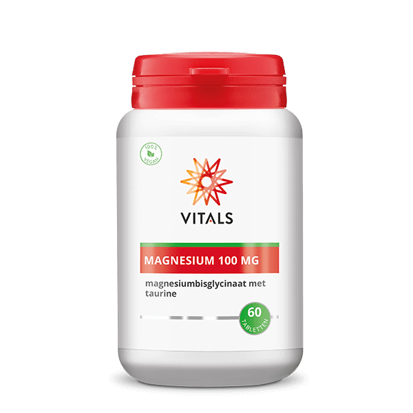 Magnesium(bisglycinaat) 100 mg 60 tabletten