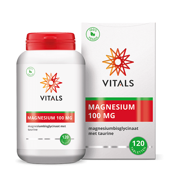 Magnesium(bisglycinaat) 100 mg 120 tabletten