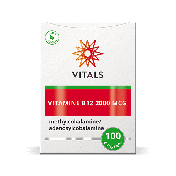 Vitamine B12 2000 mcg 100 zuigtabletten