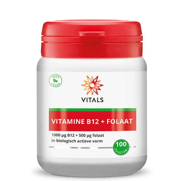 Vitamine B12 met folaat 100 zuigtabletten