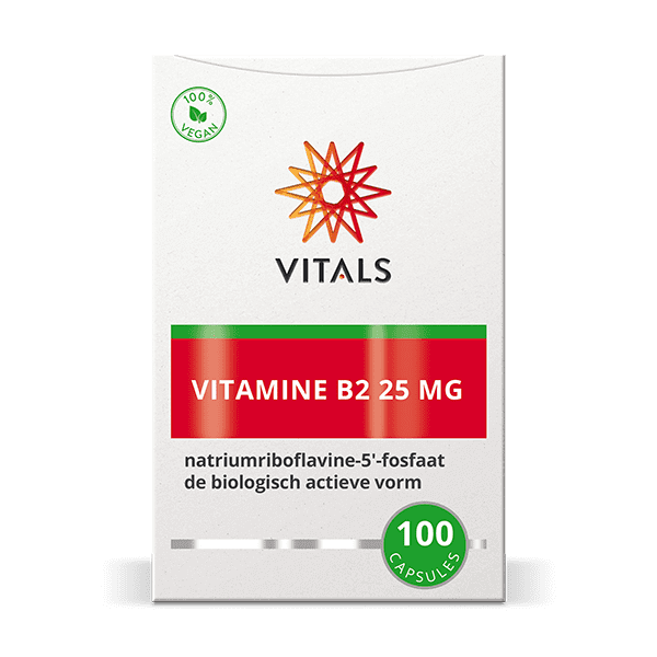 Vitamine B2 25 mg 100 capsules
