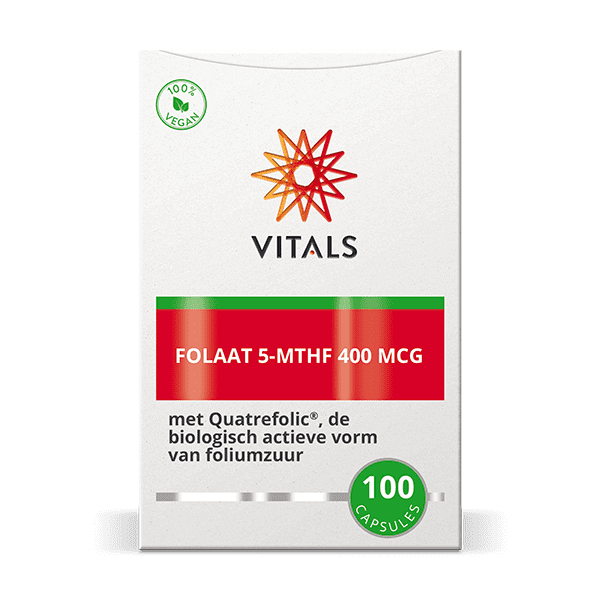 Folaat 5-MTHF 400 mcg 100 capsules