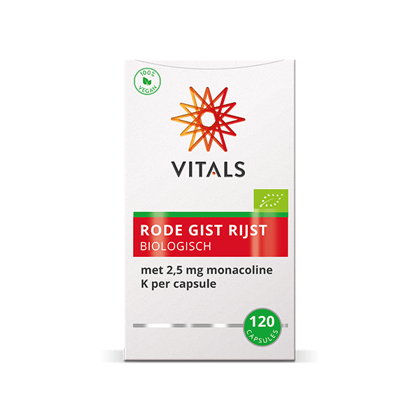 Rode Gist Rijst Biologisch 120 capsules