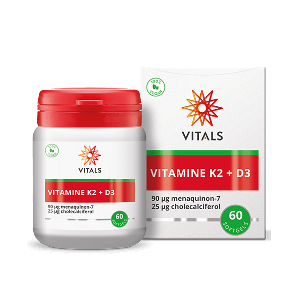 Vitamine K2 + D3 60 vegan softgels